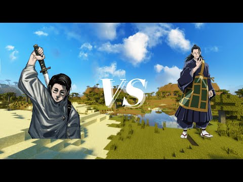 EPIC BATTLE: Yuta vs Geto in Minecraft