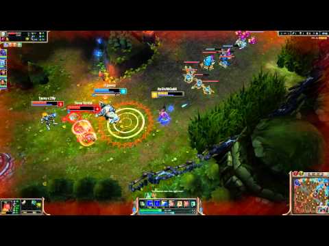 Sivir & Volibear Vs Ezreal & Oriana Bot lane