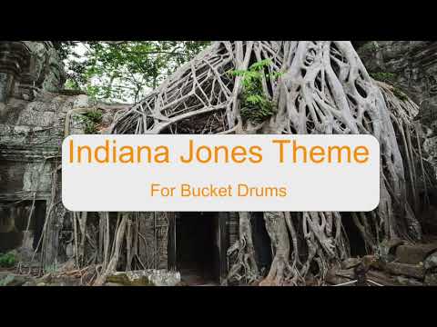 Indiana Jones Bucket Drumming EASY VERSION