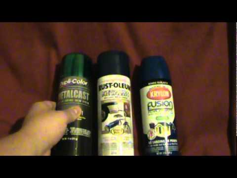 Product Review. Rustoleum, Krylon, Dupli-Color paints