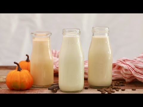 3 Homemade Coffee Creamers (Bailey's, French Vanilla, and Pumpkin Spice)
