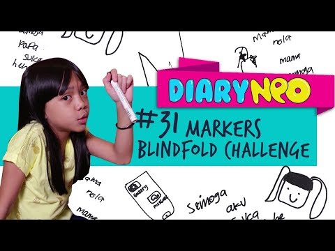 Markers Blindfold Challenge | DiaryNeo