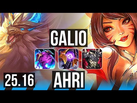 GALIO vs AHRI (MID) | 7/4/18 | KR Diamond | 25.16