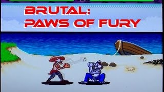 Brutal: Paws Of Fury on the Commodore Amiga - gameplay & commentary