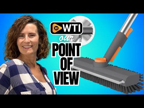 AIR U+ Floor Scrub Brush with Long Handle - WTI product video review