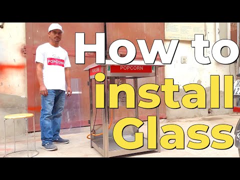 4-Step Glass Installation for Your Gas Popcorn Machine