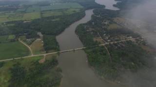 Flying Into The Clouds Over The Holloway Resivoir