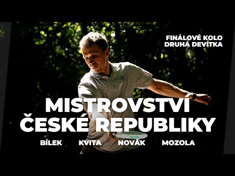 Finále MČR V DISCGOLFU 2025 | druhá devítka | Bílek, Kvita, Novák, Mozola
