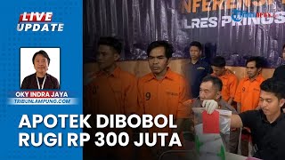 Pembobol Apotek Senilai Rp 300 Juta Diringkus Polres Pringsewu Lampung, Beraksi di 2 Kabupaten