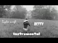 TAYLOR SWIFT - BETTY (clean instrumental) from album FOLKLORE