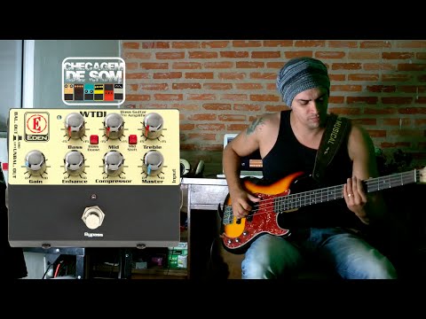 checagem de som - Eden World Tour PreAmp Pedal