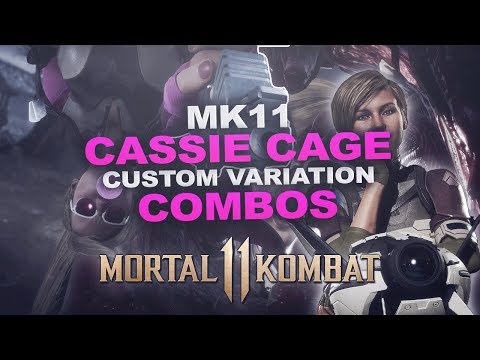 Mortal Kombat 11 - Cassie Cage (Custom Variation) Combos!