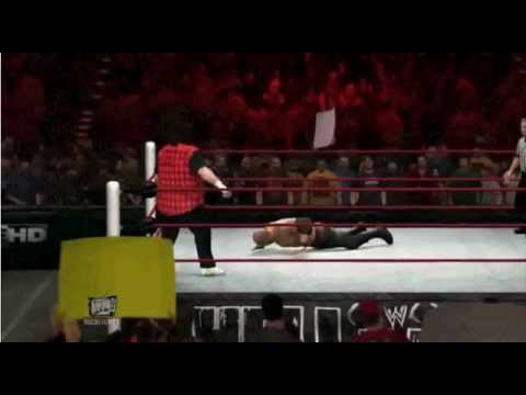 WWE 12 DLC Mick Foley's FINISHER "Mandible Claw" "Mr Socko"