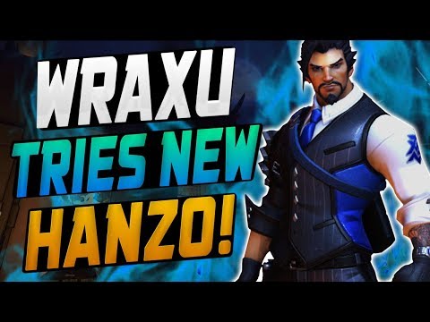 WRAXU INSANE NEW HANZO! 61 ELIMS! [ OVERWATCH SEASON 10 TOP 500 ]