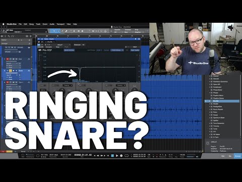 EQ Ringing in the Snare Drum