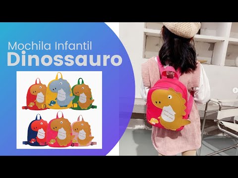 Mochila Infantil Bolsa Bebê Criança Menino Menina Dinossauro