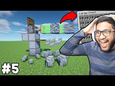 I build Fastest Cobblestone Duplicator for BIG CASTLE in Minecraft ! #5