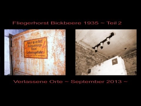 WW2 Fliegerhorst Bickbeere - 357 ОШАП/485 ОБВП - Brandis - Teil 2 ~ Lost Places 19 ~ 01.09.2013