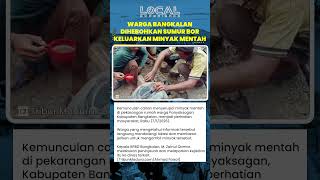 Viral Sumur Bor Keluarkan Minyak Mentah di Bangkalan! Warga Langsung Datangi Lokasi dan Bawa Jeriken