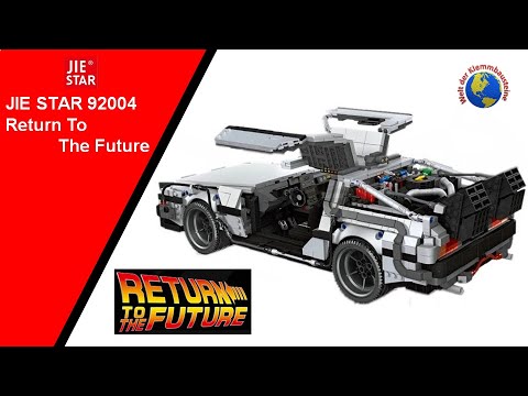 JIE STAR® 92004 DeLorean DMC-12 Return to the Future, ein Set mit kleinen Schwächen