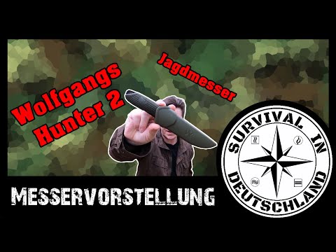 Messervorstellung  - Odenwolf Hunter 2 Jagdmesser mit Aufbruchklinge