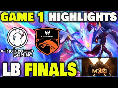 INVICTUS GAMING VS TNC PREDATOR GAME 1 Highlights MDL Chengdu Major Lower Bracket Finals