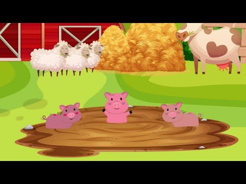 Colaj - Să învățăm animalele - Purcelușul Rotofei + alte cântecele