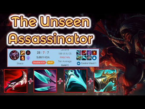 Perma Invis Lethal Shaco Ranked - S11 Gold Elo [League of Legends] Full Gameplay - Infernal Shaco