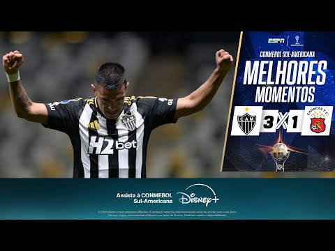 Gols e lances de Atlético Mineiro x Caracas