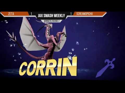 Jax Smash Weekly 5/12/16 - Zeta(ZSS) Vs. Screamo Pichu(Cloud,Corrin) WR3