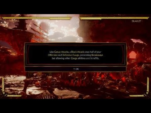 Mortal Kombat 11 - Baraka & Skarlet Flawless Block Tutorial