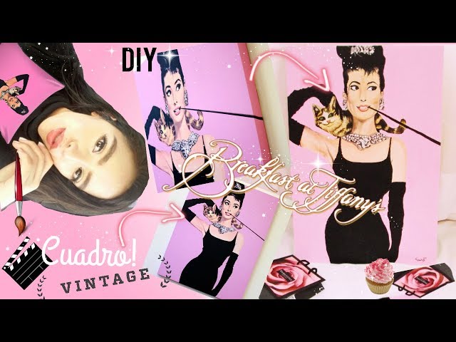 Vídeo relacionado con KUSTOM ART Cuadro de pared Serie Star del cine versión Pop Art Audrey Hepburn impresión sobre madera 23 x 23 cm