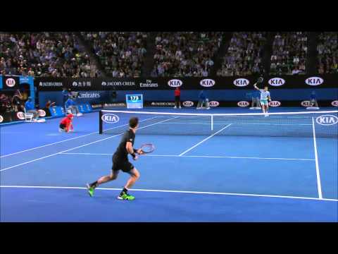 Tomas Berdych v Andy Murray highlights (SF) - Australian Open 2015