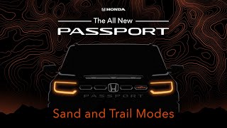 Honda 2026 Passport | Sand & Trail Drive Modes