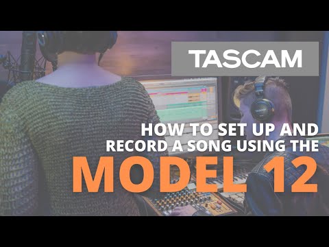 TASCAM MODEL 12 All-in-One Mixing Studio: Mixer/Interface/Recorder with USB & Bluetooth image 8