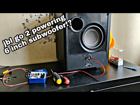 Jbl go 2 - Powering A 6" Subwoofer?! "LFM SOUND?"