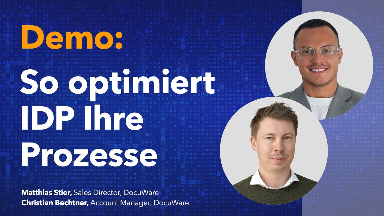 Demo: So optimiert IDP Ihre Prozesse
