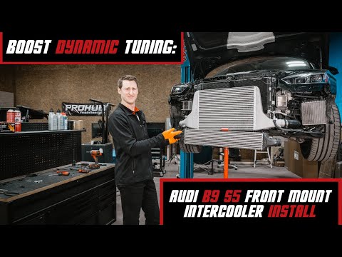 How To Install CTS Front Mount Intercooler - Audi B9 S5 3.0t