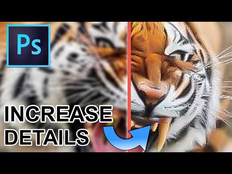 Photoshop 2020 - Dramatically Increase Details in Low Resolution Image