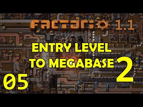 HOW TO SETUP STEEL SMELTING - Factorio 1.1 - Entry Level To Megabase 2! - Let's Play Tutorial! Ep 5