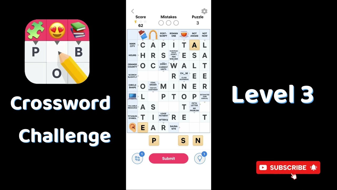 🎮 Crossword Challenge Level 3 answers | Go Answer