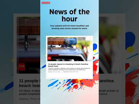 Breaking News: 11 people injured in shooting in South Carolina beach town #people