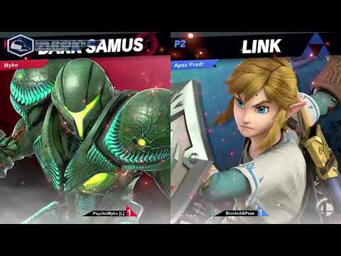 S@PS 86 Ultimate Singles - BrockoliandPeas(Link) vs PsychoMyko(Dark Samus/Terry) Grand Finals
