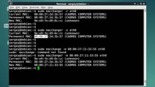 How to change MAC address in Linux (Debian, Ubuntu)