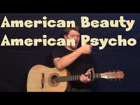 American Beauty / American Psycho (Fall Out Boy) Guitar Lesson - How to Play Tutorial