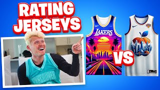 I made 64 CUSTOM NBA EXPANSION JERSEYS and Had my Friends RANK Them!