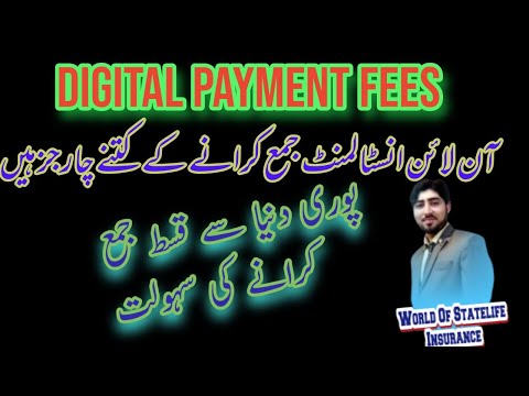 Statelife online Digital payment ||statelife Digital payment Fees schedule