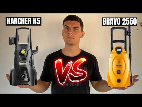 Qual melhor? KARCHER K5 vs WAP BRAVO 2550 | Motor a INDUÇÃO | Comparativo Completo