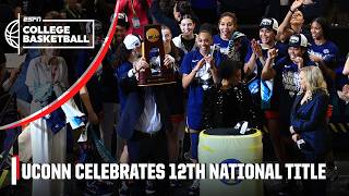 UConn Huskies Trophy Presentation 🏆 | ESPN College Basketball