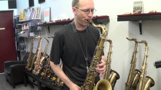 Video thumbnail for Selmer Mark VI tenor sax 85xxx by KB Sax